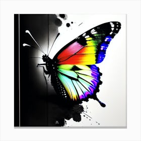 Rainbow Butterfly 4 Canvas Print