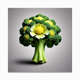 Broccoli Flower 9 Canvas Print