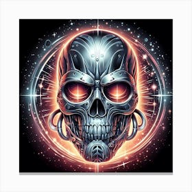 Skull Of A Robot 1 Canvas Print