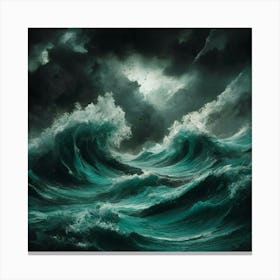 Stormy Seas 20 Canvas Print