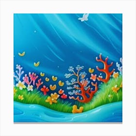 Seascape Painting Canvas Print