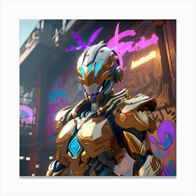 Cyborg 10 Canvas Print