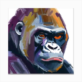 Mountain Gorilla 01 Canvas Print