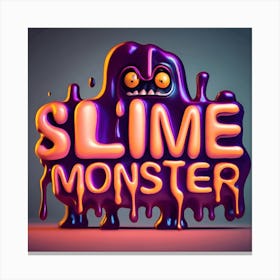 Slim Monster Canvas Print