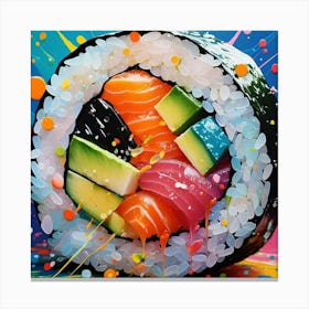 Sushi Art 6 Canvas Print