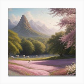 Sakura Blossoms Canvas Print