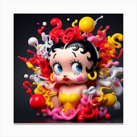 Betty Boop Canvas Print