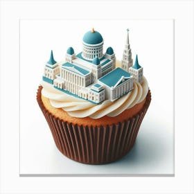 St Petersburg Cupcake 1 Canvas Print