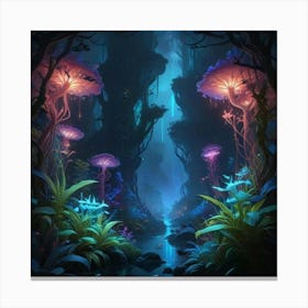 Dark Forest Canvas Print