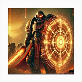 Plasma Shield Converted Canvas Print