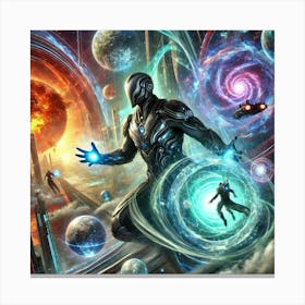 Archon Vortex Dimensional Rift Canvas Print