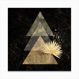 Golden Triangles Canvas Print