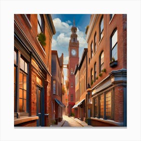 Street Scene Canvas Print