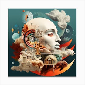 Abstract And Surreal Art Series By Csaba Fikker 008 Canvas Print