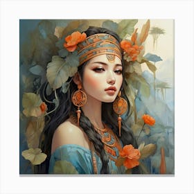 Egyptian Girl Canvas Print