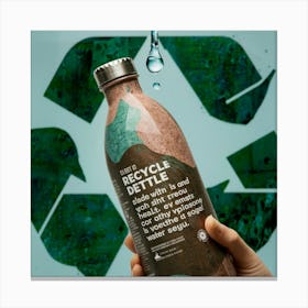 Recycle Bottle Canvas Print