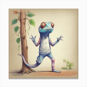 Lizard 20 Canvas Print