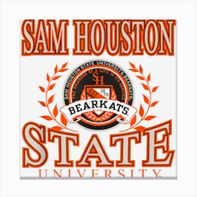 Sam Houston State Bearkats Laurels Officially Licensed Canvas Print