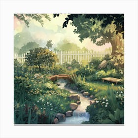 Fairy Garden 5 Canvas Print