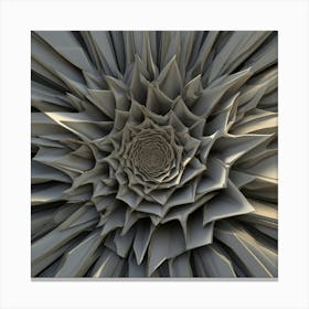 Abstract Flower 2 Canvas Print