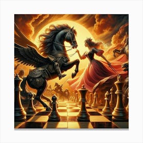 Chess24 Canvas Print