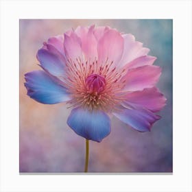 Peony Flower Canvas Print