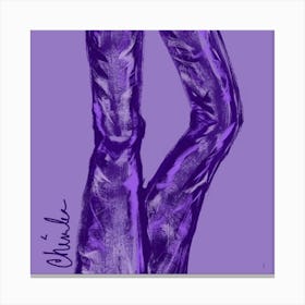 Violet Stood Canvas Print