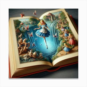 Alice In Wonderland 14 Canvas Print