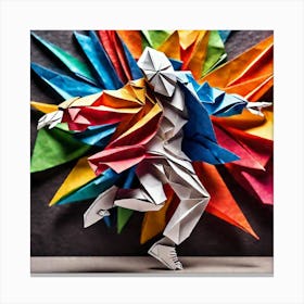 Origami Dancer 122 Canvas Print