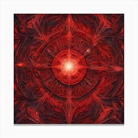 Red Star Canvas Print