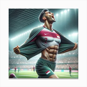 Soccer Player In Indonesia 1 Canvas Print