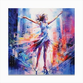 Dancer In The City Canvas Print