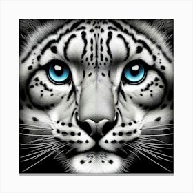 Snow Leopard 2 Canvas Print