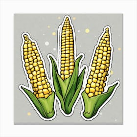Corn On The Cob Canvas Print