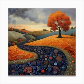 'Orange Tree' Canvas Print