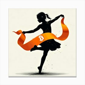 Bitcoin Dancer Canvas Print