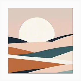 Abstract Landscape Painting Canvas Print