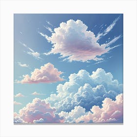 Cloudy Sky Canvas Print