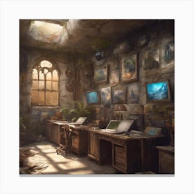 Room In A House Canvas Print