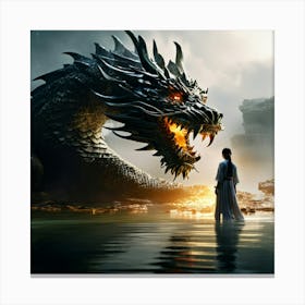 King Of Dragons Canvas Print