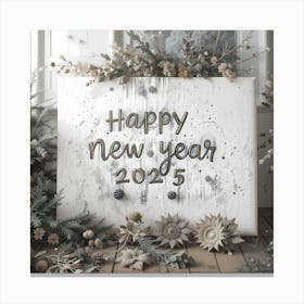 Happy New Year 2025 1 Canvas Print