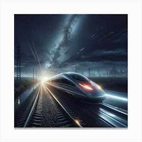 High Speed Train 19 Canvas Print