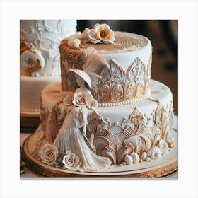 Wedding Cake 6 Canvas Print