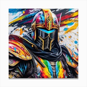 Knight In Armor 7 Canvas Print