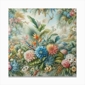 Flora And Fauna Canvas Print