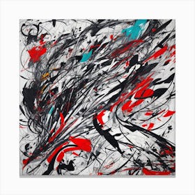 Abstract Explorations Sketch Canvas Print