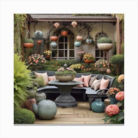 Garden Decor Canvas Print