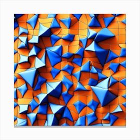 Abstract Triangles Canvas Print