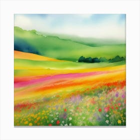 Watercolor Painting 3 Canvas Print