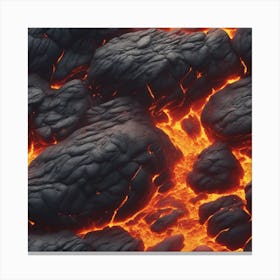 Lava Flow 47 Canvas Print